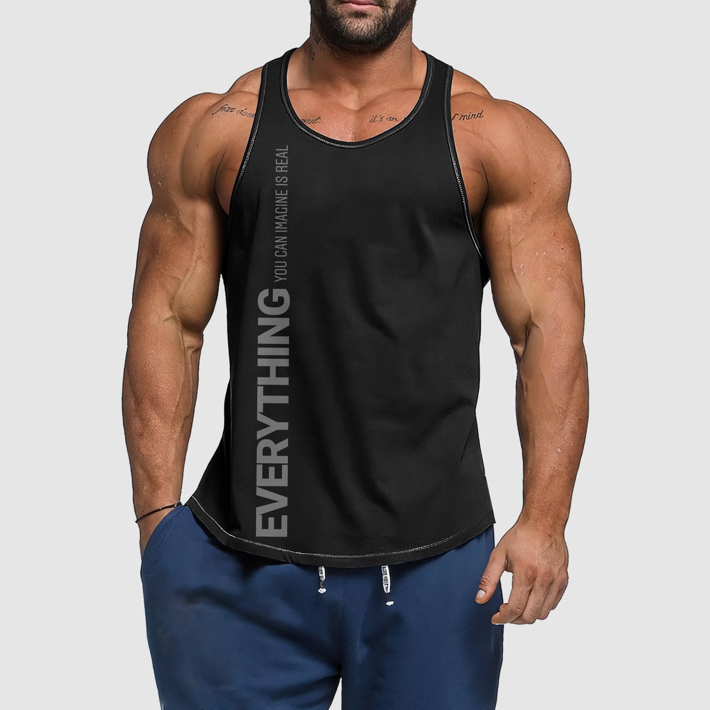 Ultimate Gym Tank Top for Men: Stay Cool and Comfy During Intense Workouts- TT02070