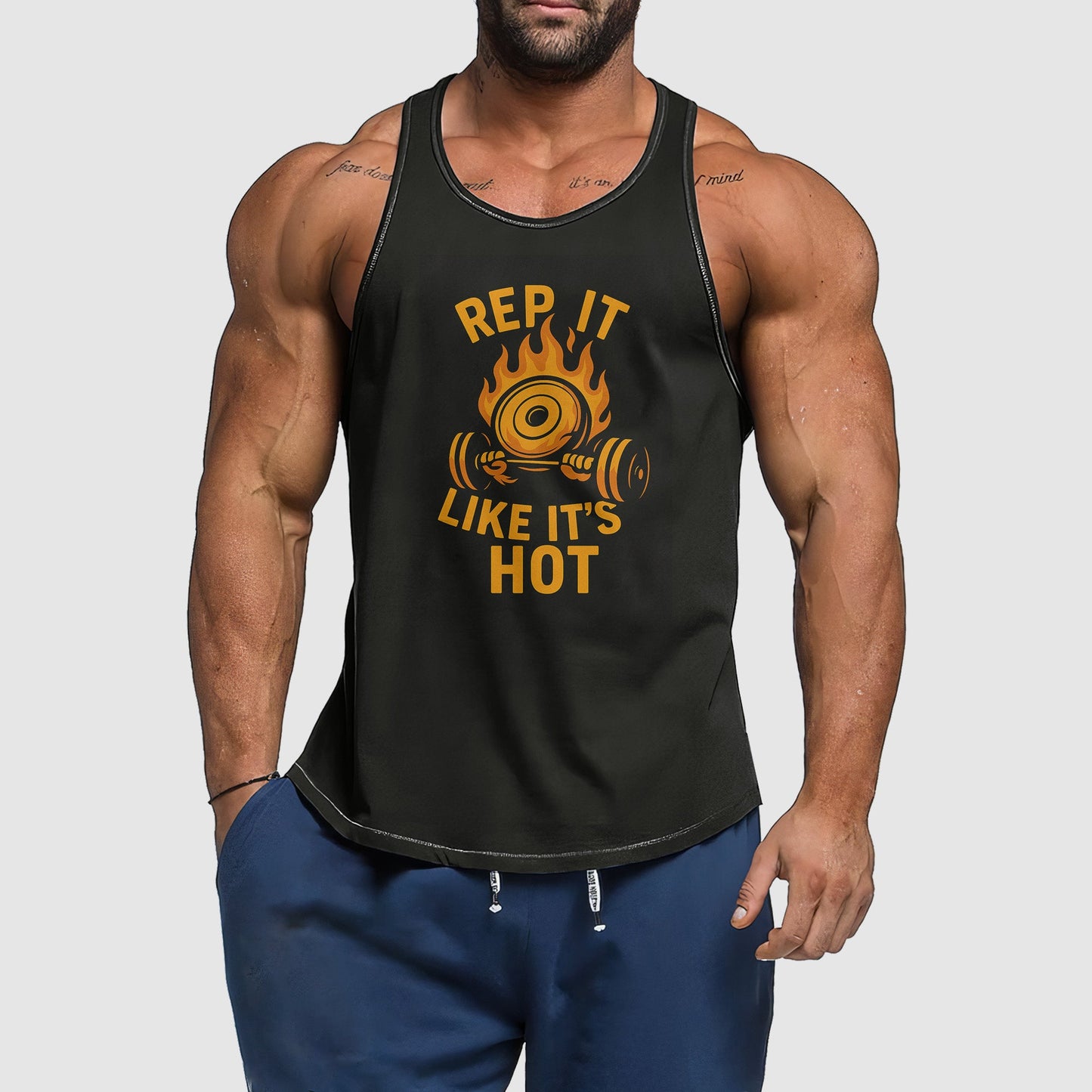 Ultimate Gym Tank Top for Men: Stay Cool and Comfy During Intense Workouts- TT02270