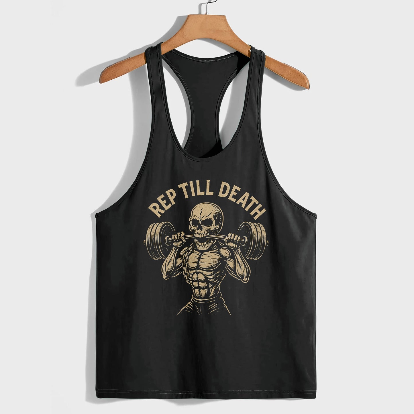 Skull 3D Racerback Tank Top- TT02298