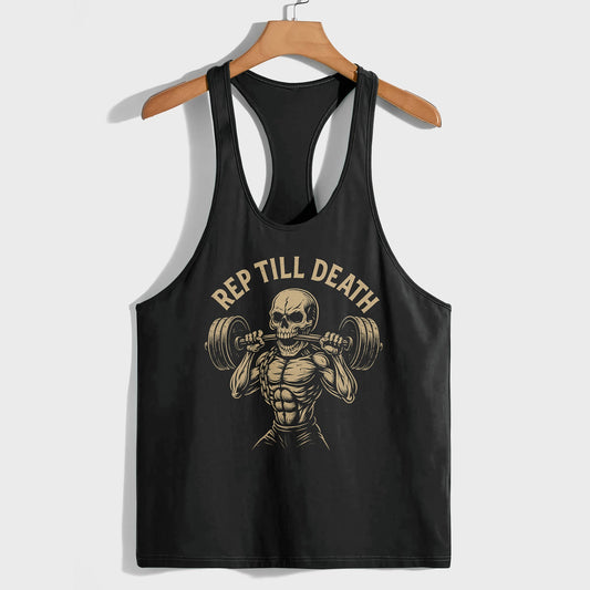 Skull 3D Racerback Tank Top- TT02298