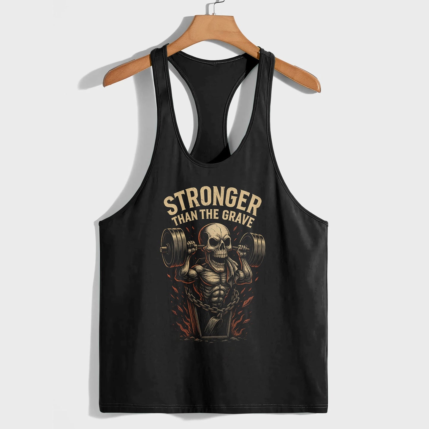 Skull 3D Racerback Tank Top- TT02299