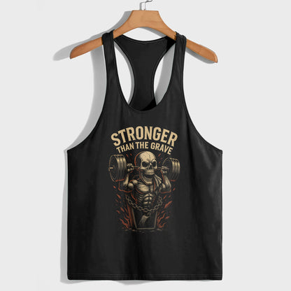 Skull 3D Racerback Tank Top- TT02299