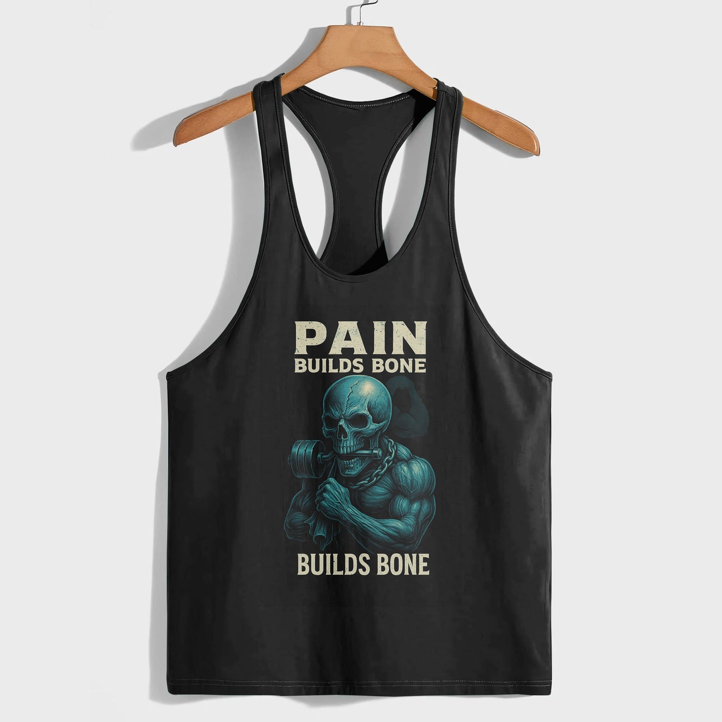 Skull 3D Racerback Tank Top- TT02300