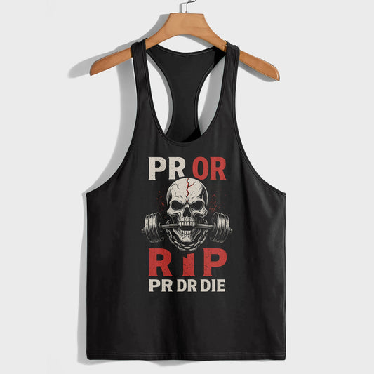 Skull 3D Racerback Tank Top- TT02302