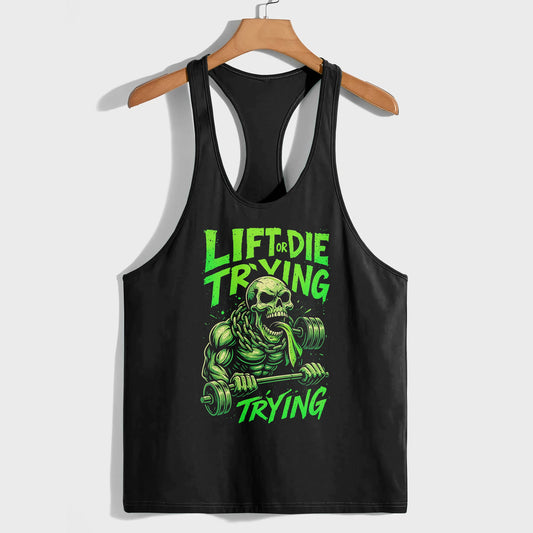 Skull 3D Racerback Tank Top- TT02303