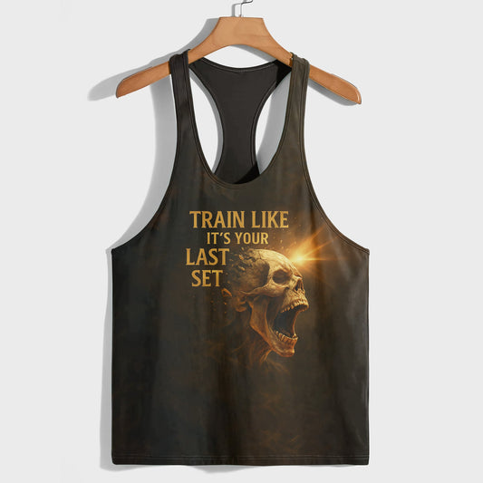 Skull 3D Racerback Tank Top- TT02308
