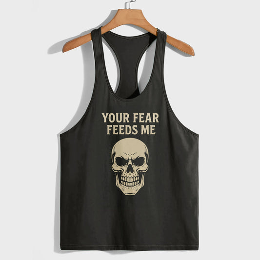 Skull 3D Racerback Tank Top- TT02313