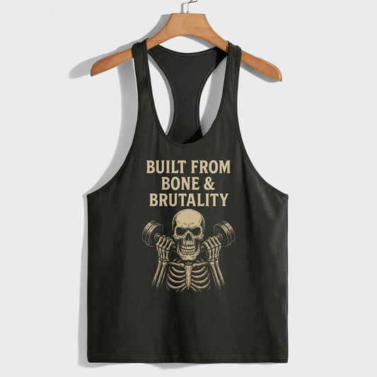 Skull 3D Racerback Tank Top- TT02314