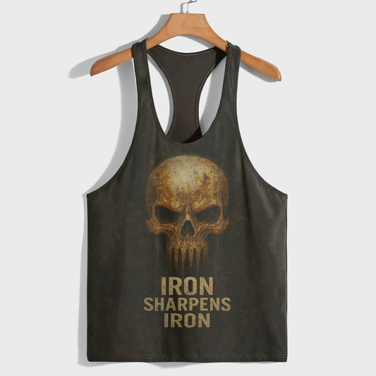 Skull 3D Racerback Tank Top- TT02325