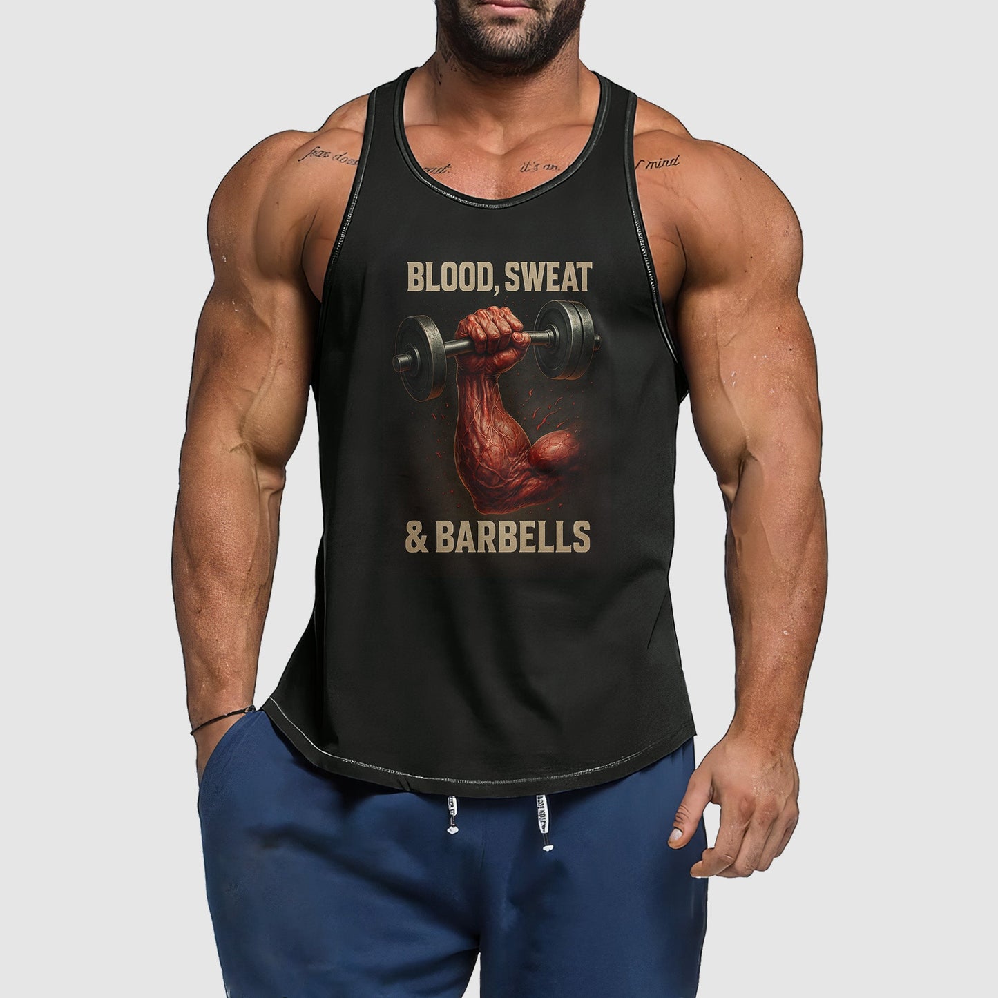 Ultimate Gym Tank Top for Men: Stay Cool and Comfy During Intense Workouts- TT02331