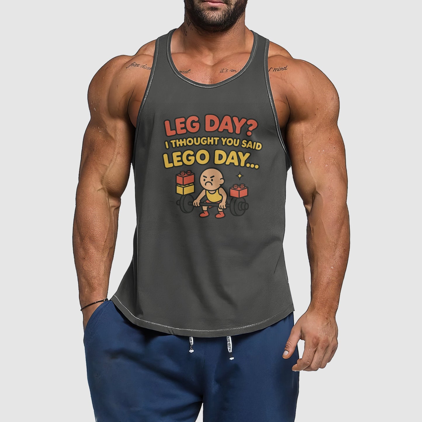 Ultimate Gym Tank Top for Men: Stay Cool and Comfy During Intense Workouts- TT02336