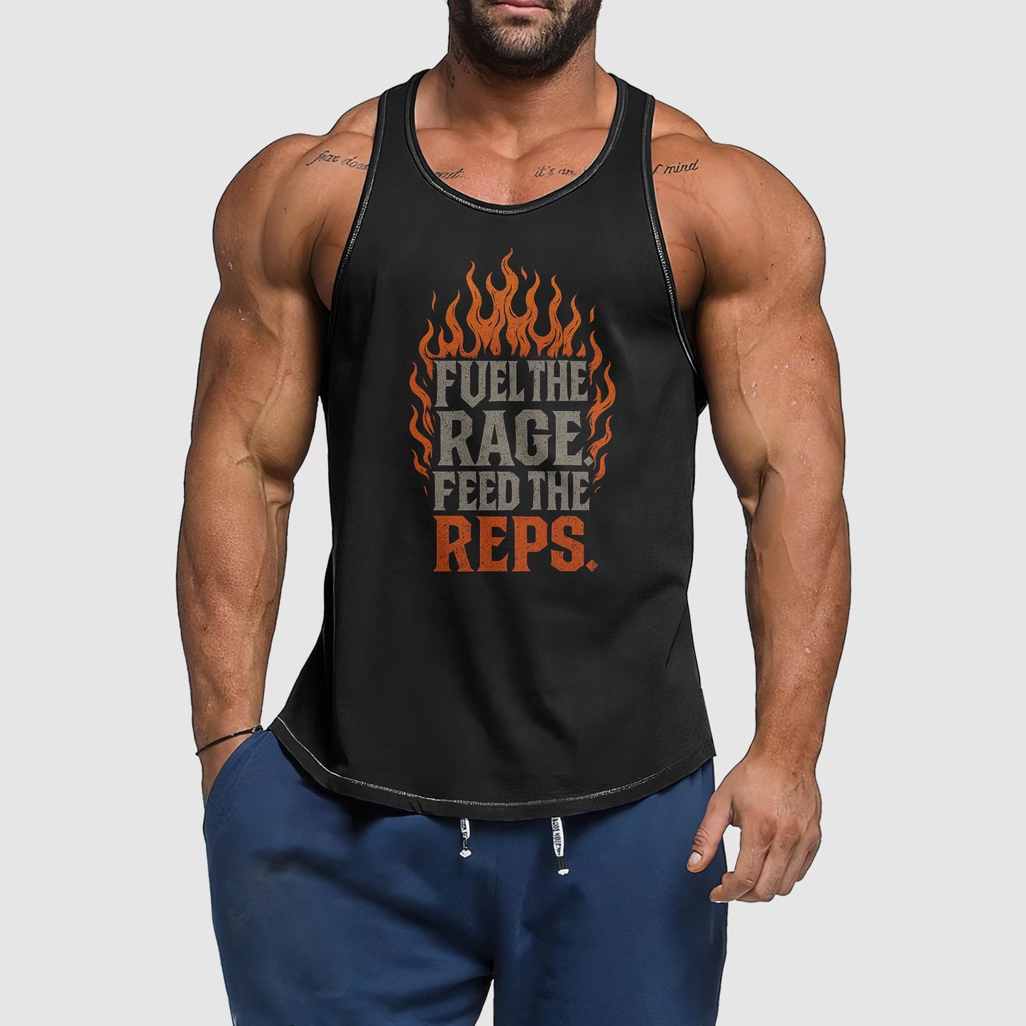 Ultimate Gym Tank Top for Men: Stay Cool and Comfy During Intense Workouts- TT02352