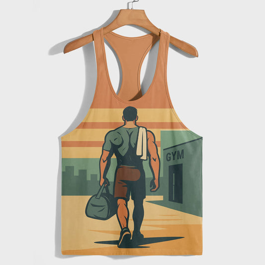 Bodybuilding Racerback Tank Top- TT02378