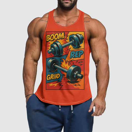 Ultimate Gym Tank Top for Men: Stay Cool and Comfy During Intense Workouts- TT02398