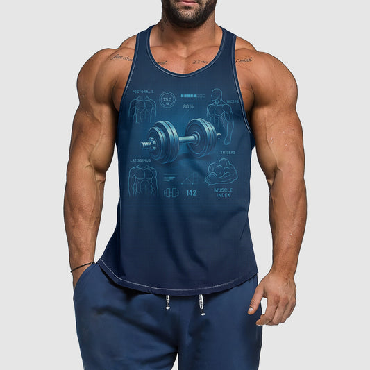 Ultimate Gym Tank Top for Men: Stay Cool and Comfy During Intense Workouts- TT02401