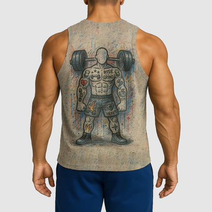 Ultimate Gym Tank Top for Men: Stay Cool and Comfy During Intense Workouts- TT02409