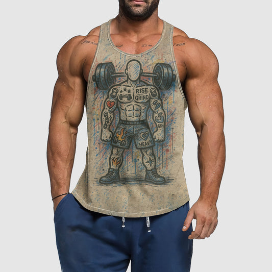 Ultimate Gym Tank Top for Men: Stay Cool and Comfy During Intense Workouts- TT02409