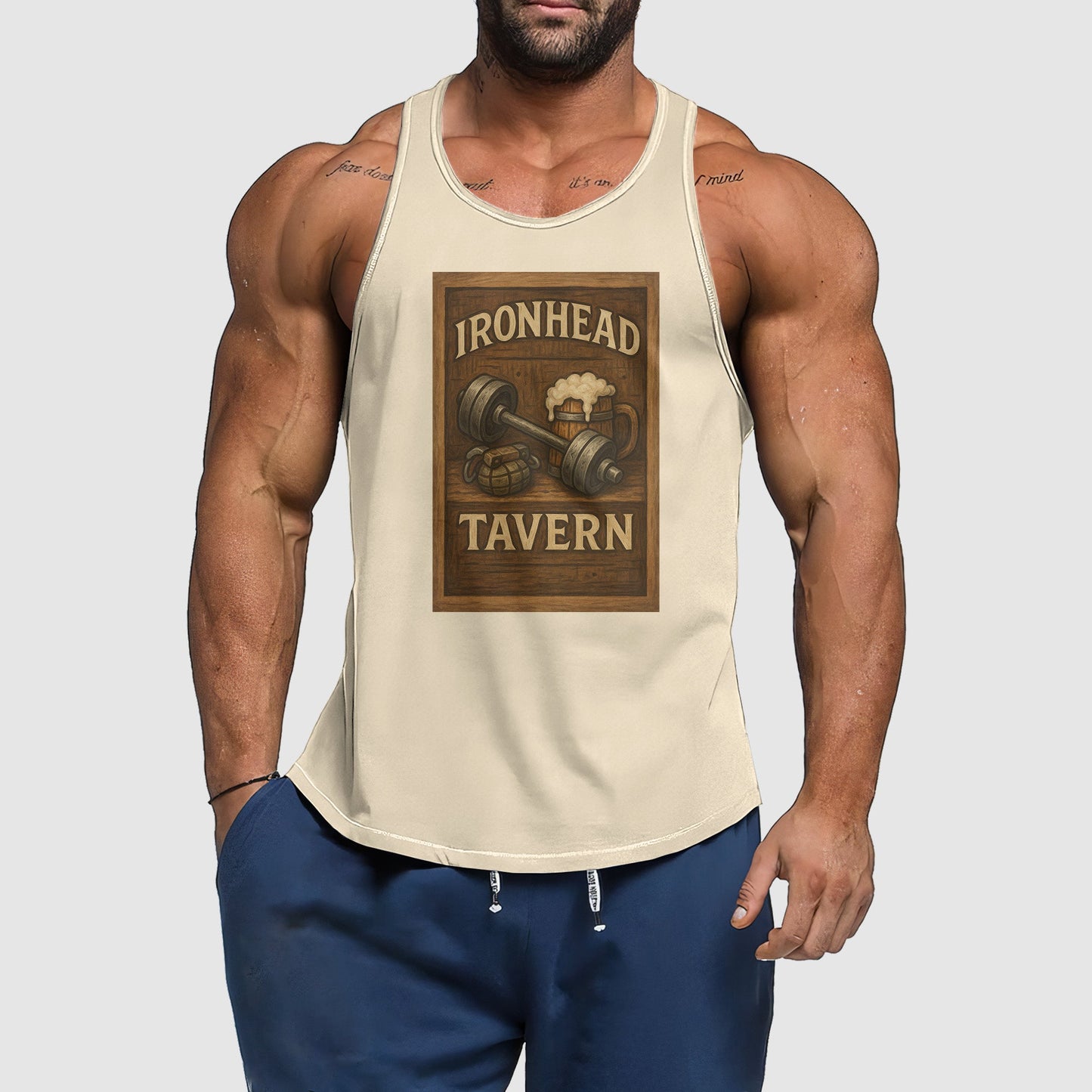 Ultimate Gym Tank Top for Men: Stay Cool and Comfy During Intense Workouts- TT02411
