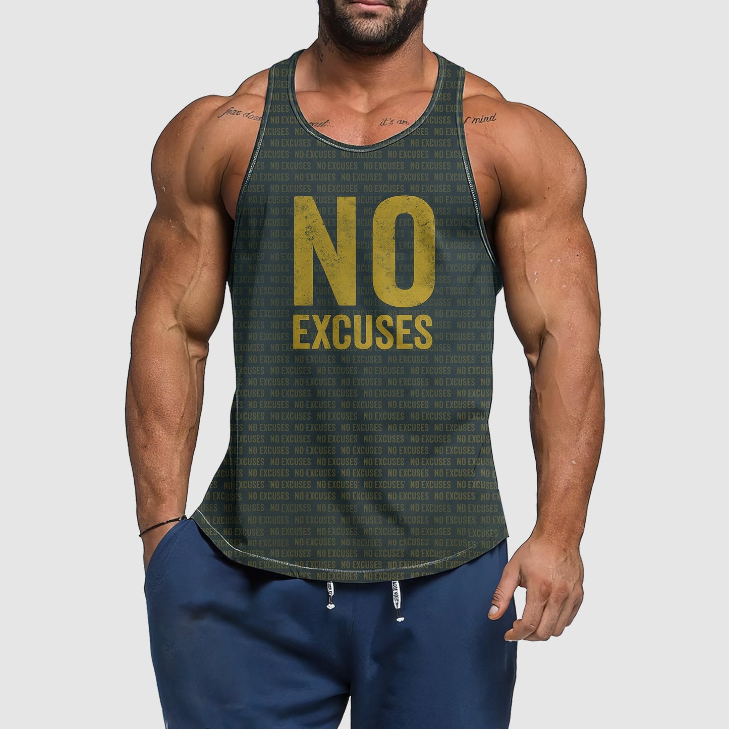 Ultimate Gym Tank Top for Men: Stay Cool and Comfy During Intense Workouts- TT02450