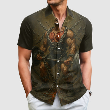 GymPro Short Sleeve Button Shirt- TT02537