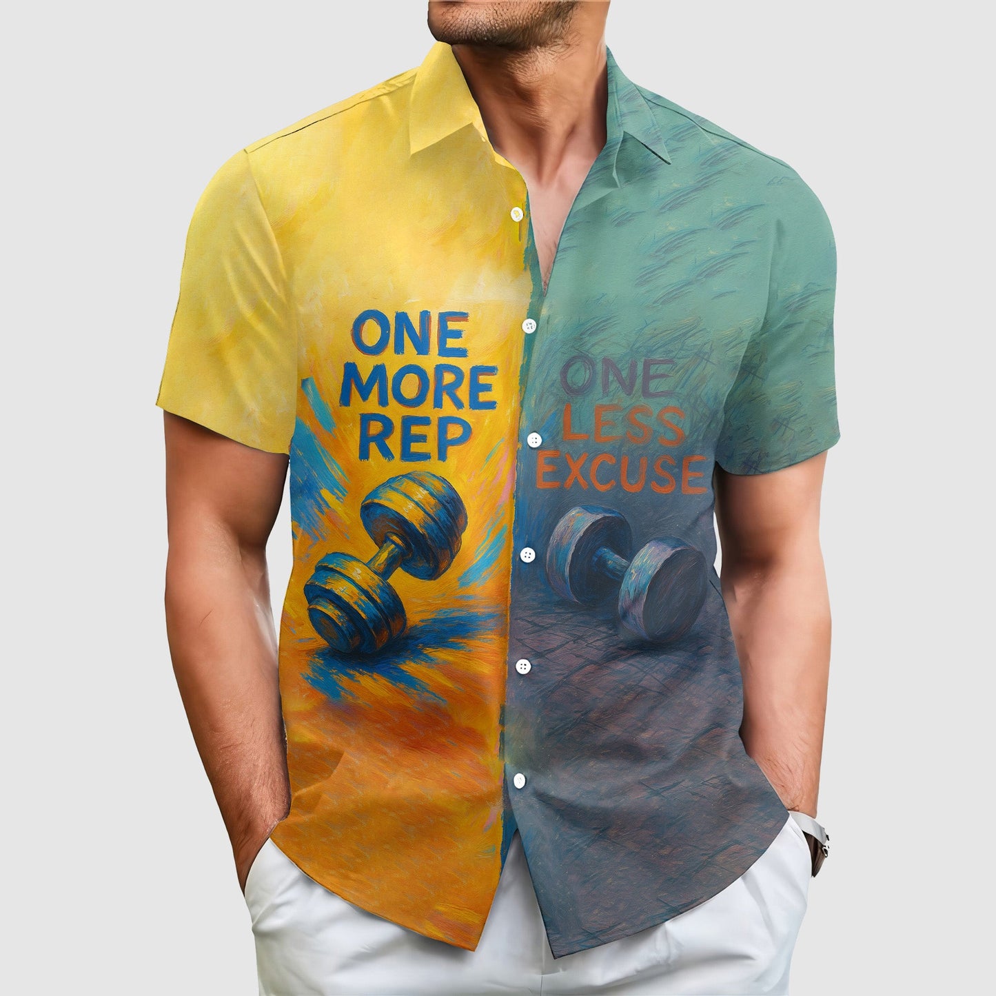 GymPro Short Sleeve Button Shirt- TT02544