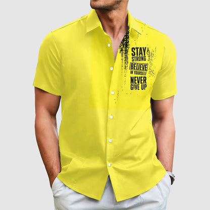 GymPro Short Sleeve Button Shirt- TT02547