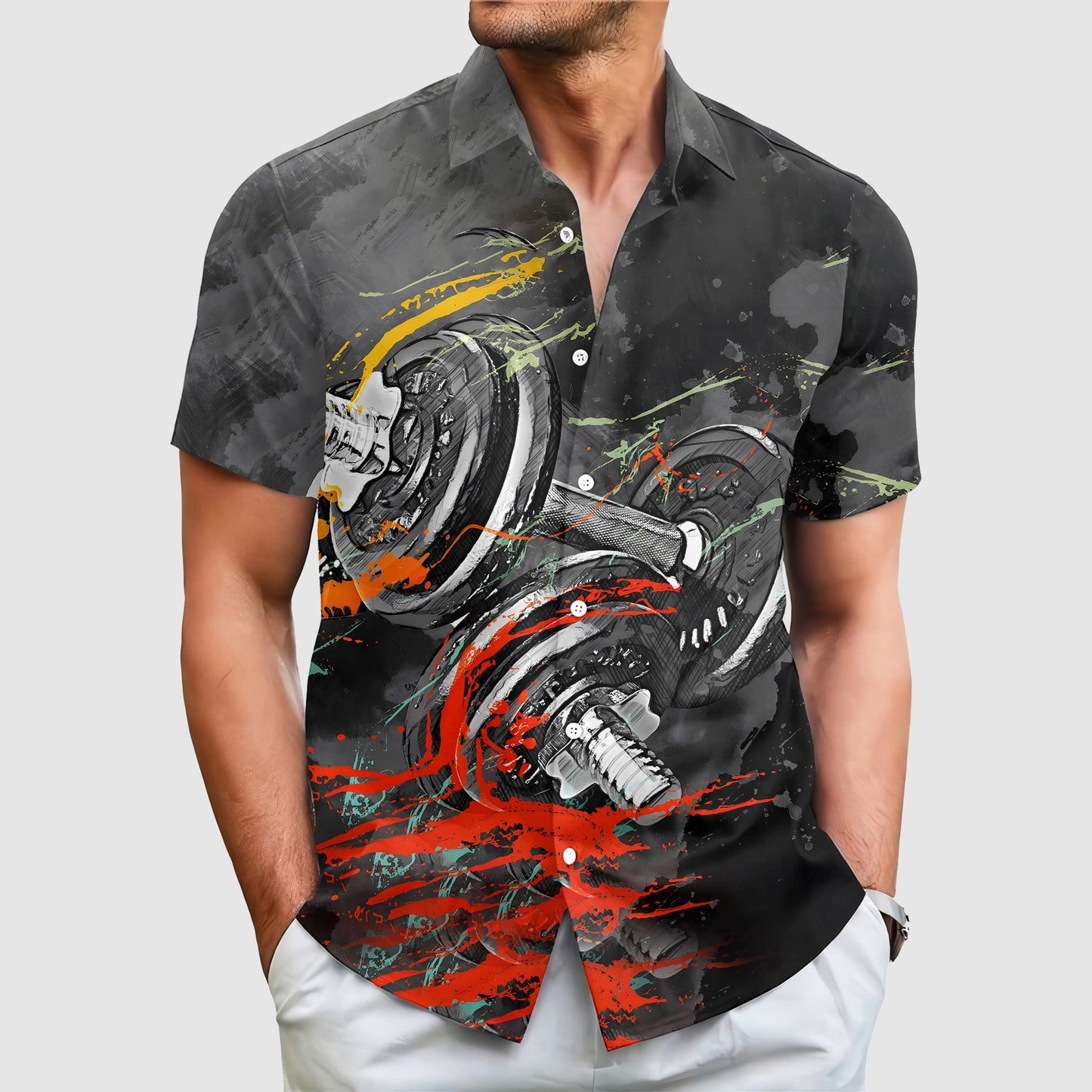 GymPro Short Sleeve Button Shirt- TT02548