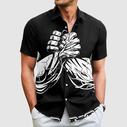 GymPro Short Sleeve Button Shirt- TT02549