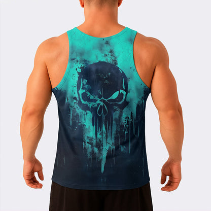 Skull Power Training Tank Top for Men- TT02580