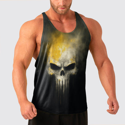 Skull Power Training Tank Top for Men- TT02586