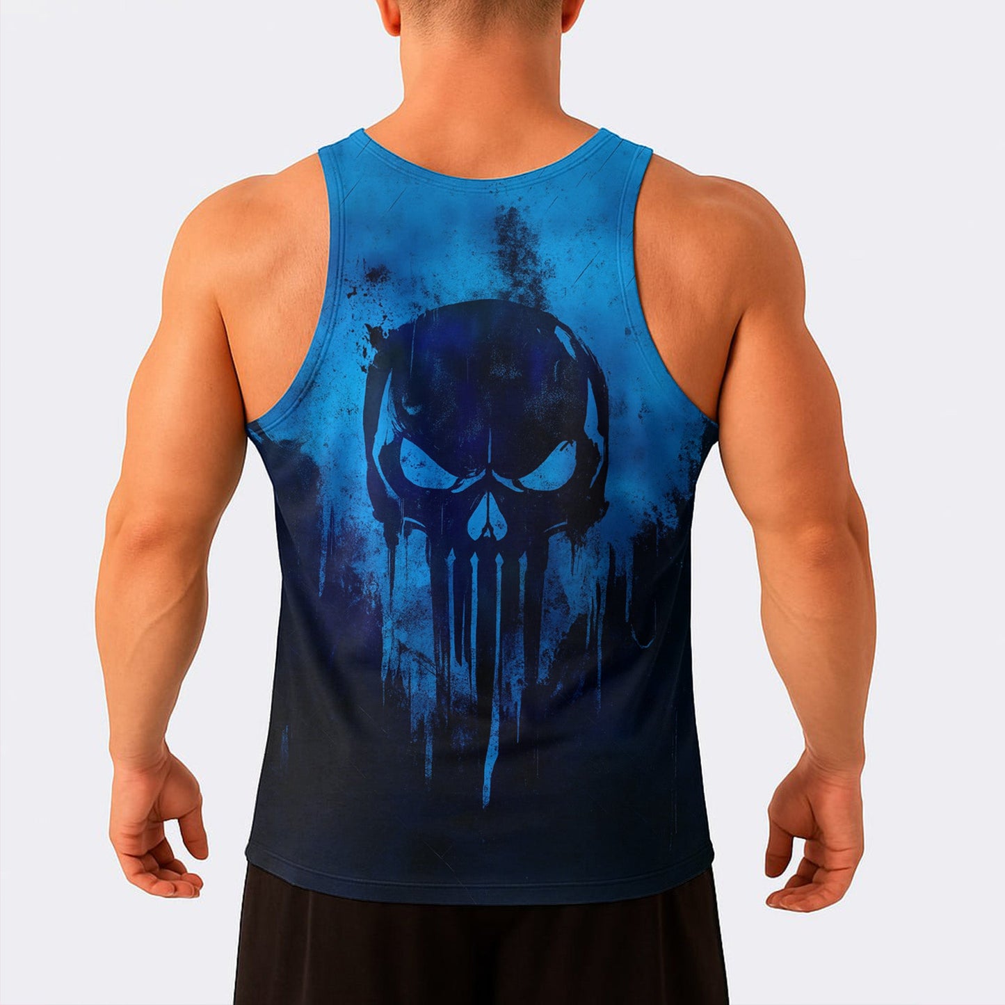 Skull Power Training Tank Top for Men- TT02587