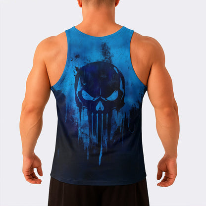 Skull Power Training Tank Top for Men- TT02587