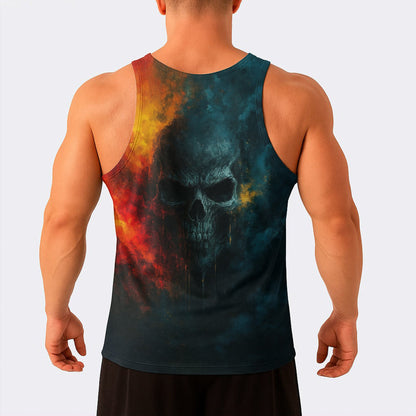 Skull Power Training Tank Top for Men- TT02590