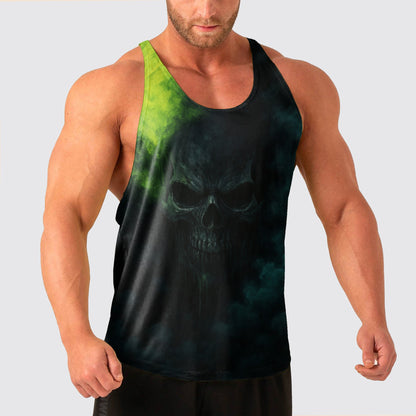 Skull Power Training Tank Top for Men- TT02591