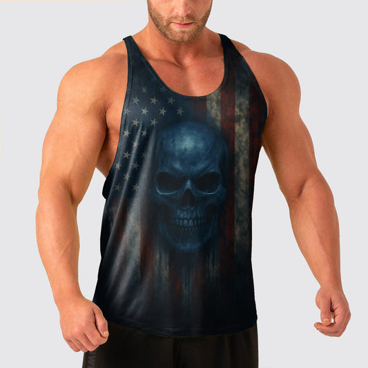 Skull Power Training Tank Top for Men- TT02594