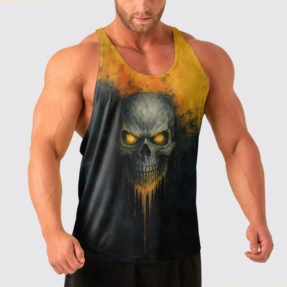 Skull Power Training Tank Top for Men- TT02597
