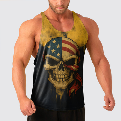 Skull Power Training Tank Top for Men- TT02620