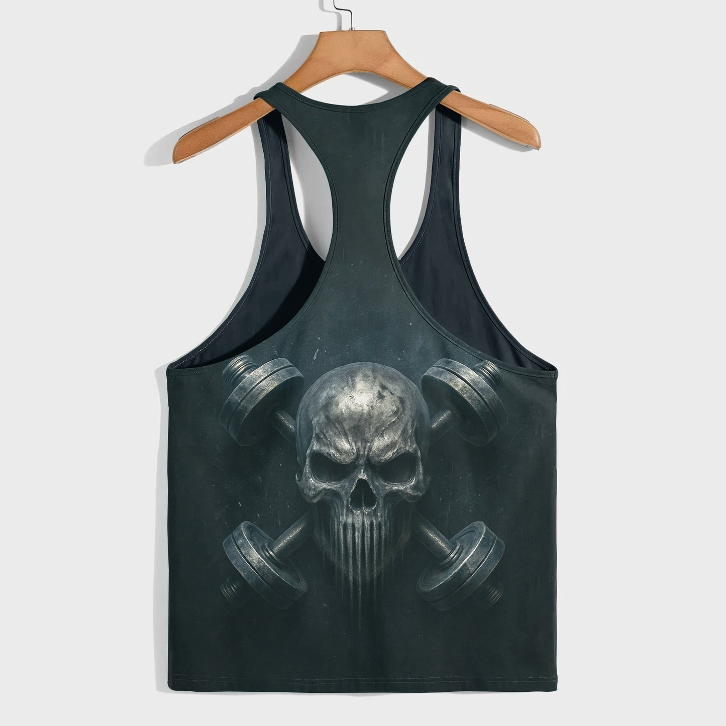 Skull 3D Racerback Tank Top- TT02689