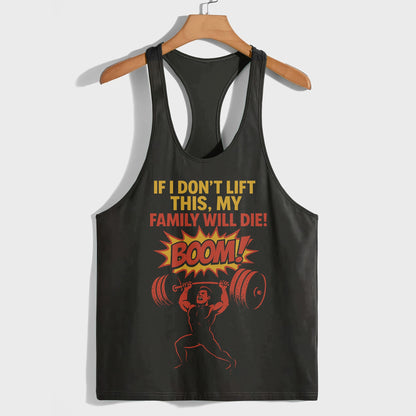 Bodybuilding Racerback Tank Top- TT02701