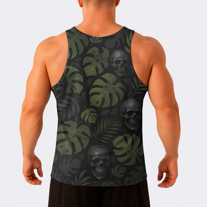 Skull Power Training Tank Top for Men- TT02725