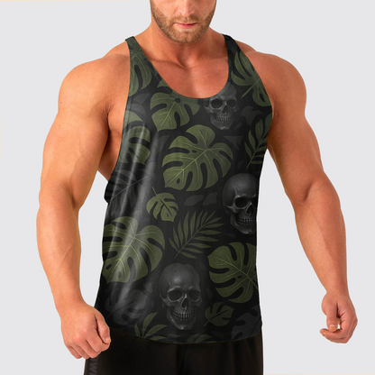 Skull Power Training Tank Top for Men- TT02725