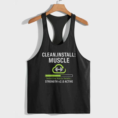 Bodybuilding Racerback Tank Top- TT02806