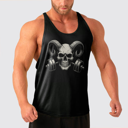 Skull Power Training Tank Top for Men- TT02812