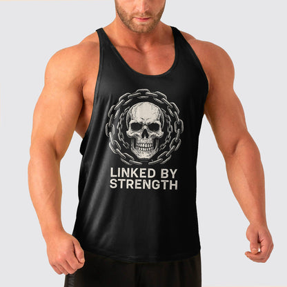 Skull Power Training Tank Top for Men- TT02813