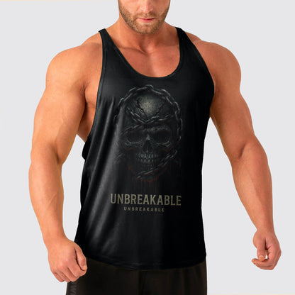 Skull Power Training Tank Top for Men- TT02815
