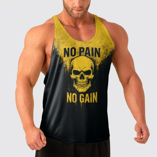 Skull Power Training Tank Top for Men- TT02822