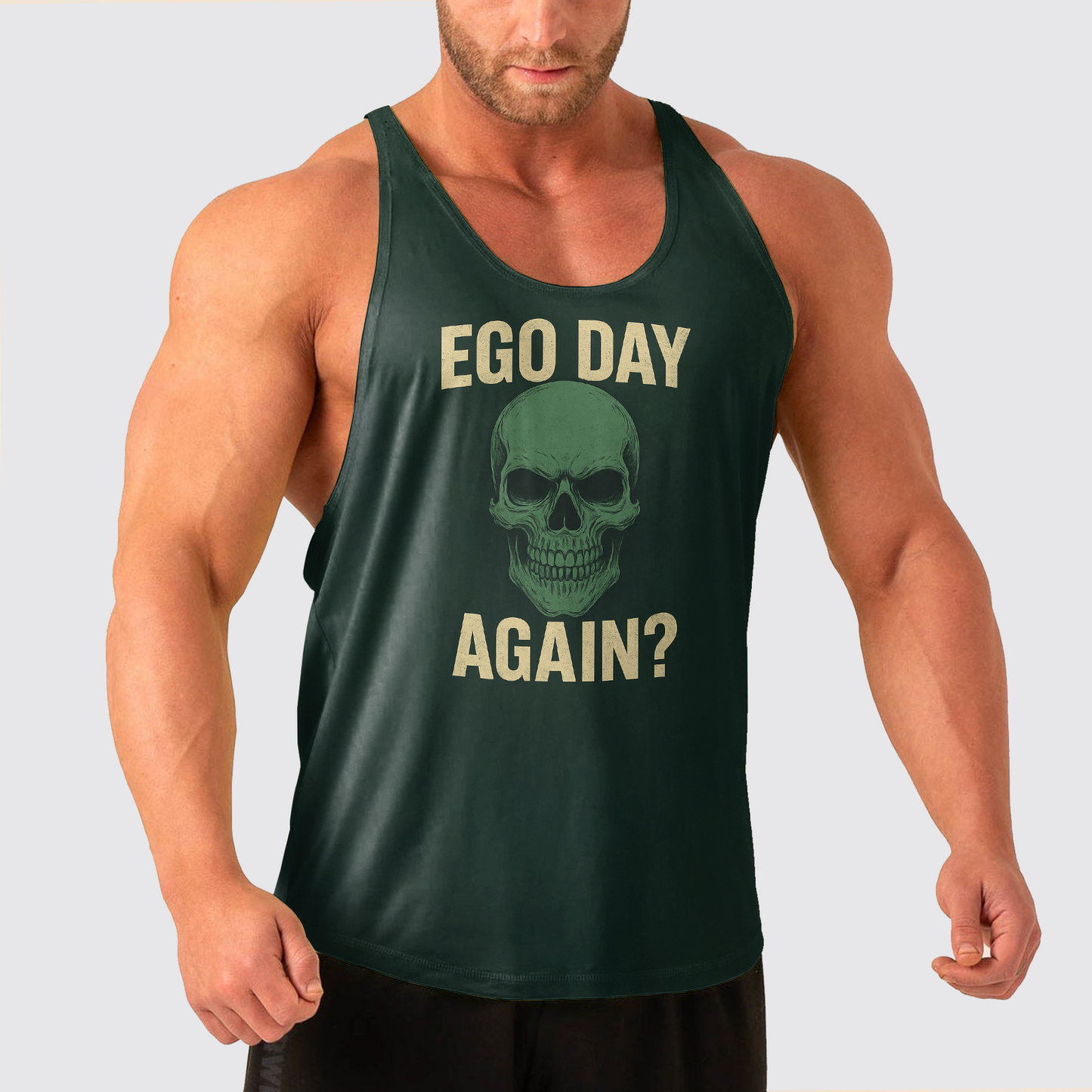 Skull Power Training Tank Top for Men- TT02823
