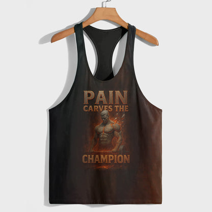 Bodybuilding Racerback Tank Top- TT02856