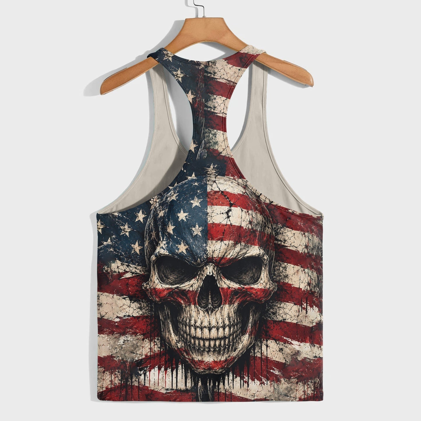 Skull 3D Racerback Tank Top- TT02999