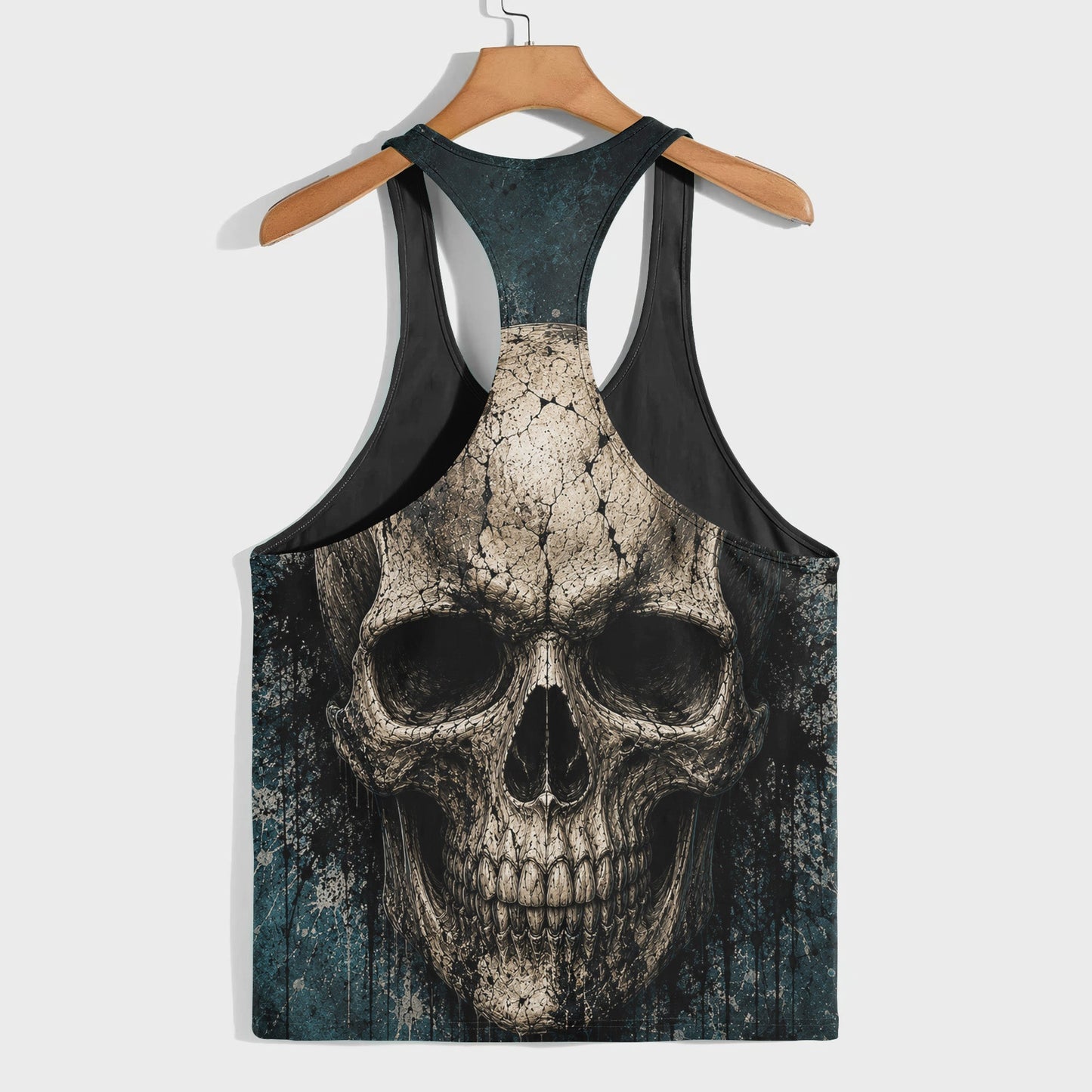 Skull 3D Racerback Tank Top- TT03011